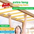 thumbnail image 3 of Juego de peldaños EISENSP de metal Monkey Bars de 21.5 pulgadas para patios traseros, 3 of 7