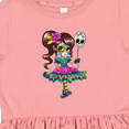 thumbnail image 4 of Inktastic DÃ­a De Los Muertos Girl with Skull Balloon Girls Toddler Dress, 4 of 5