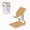 Bamboo Wood-Look Texture, variant on WIRESTER White Foldable Phone Stand for Desk, Adjustable Portable Cell Phone Holder for iPhone 17, 16, 15, 14 and Android Smartphones - Bamboo Wood-Look Texture