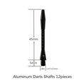 thumbnail image 3 of Bangcool 12PCS Dart Shaft Set Aluminum Alloy 2BA Thread Dart Stems Shaft Medium Dart Stem, 3 of 3