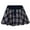 Blue, variant on Short Skirts for Women Plaid Elastic Waist Active Skort Fashion Comfy Dailywear Athletic Skorts with Pockets,Blue,M