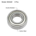 thumbnail image 4 of 4 Pcs Roulement à Billes Rainure Profonde 6004 Z2 Double Blindage Acier au Carbone 20mm X 42mm X, 4 of 4