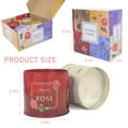 thumbnail image 4 of Scented Candles, 4 Pack Natural Soy Wax Highly Fragranced Candle Up to 50 Hours Burning Time Portable Jar Candle Set for Spa Bath Yoga, 4 of 8