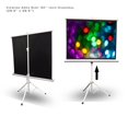 thumbnail image 3 of Pyle PRJTP52 50-Inch Video Projector Screen, Easy Fold-Out and Roll-Up Projection Display, Tripod Stand Style, 3 of 5