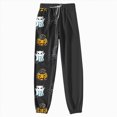 thumbnail image 6 of TOWED22 Women Halloween Sweatpants Cute Ghost Graphic Track Pants Drawstrings High Waisted Bottom Active Joggers with Pocket(Black,XXL), 6 of 7