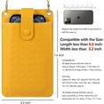 thumbnail image 6 of YiLBX Cell Phone Purse Wallet Small Crossbody Bags Mini Shoulder Bag with Card Slot for iPhone 14 13 12 11, for Samsung Galaxy S22 Ultra, 6 of 6