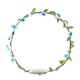 thumbnail image 2 of Hada LED rosas flores luces iluminación duradera corona de pelo iluminar corona de flores azul, 2 of 8