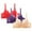 Red, variant on Sriper Women's Underwear and Bras Set 3 Pack,Bralette Wireless Padding,Cute Sports Bras Pack,Solid Color Daily Bra Underwear No Rims Sostenes Para Mujer Sin Varillas,Purple 3X