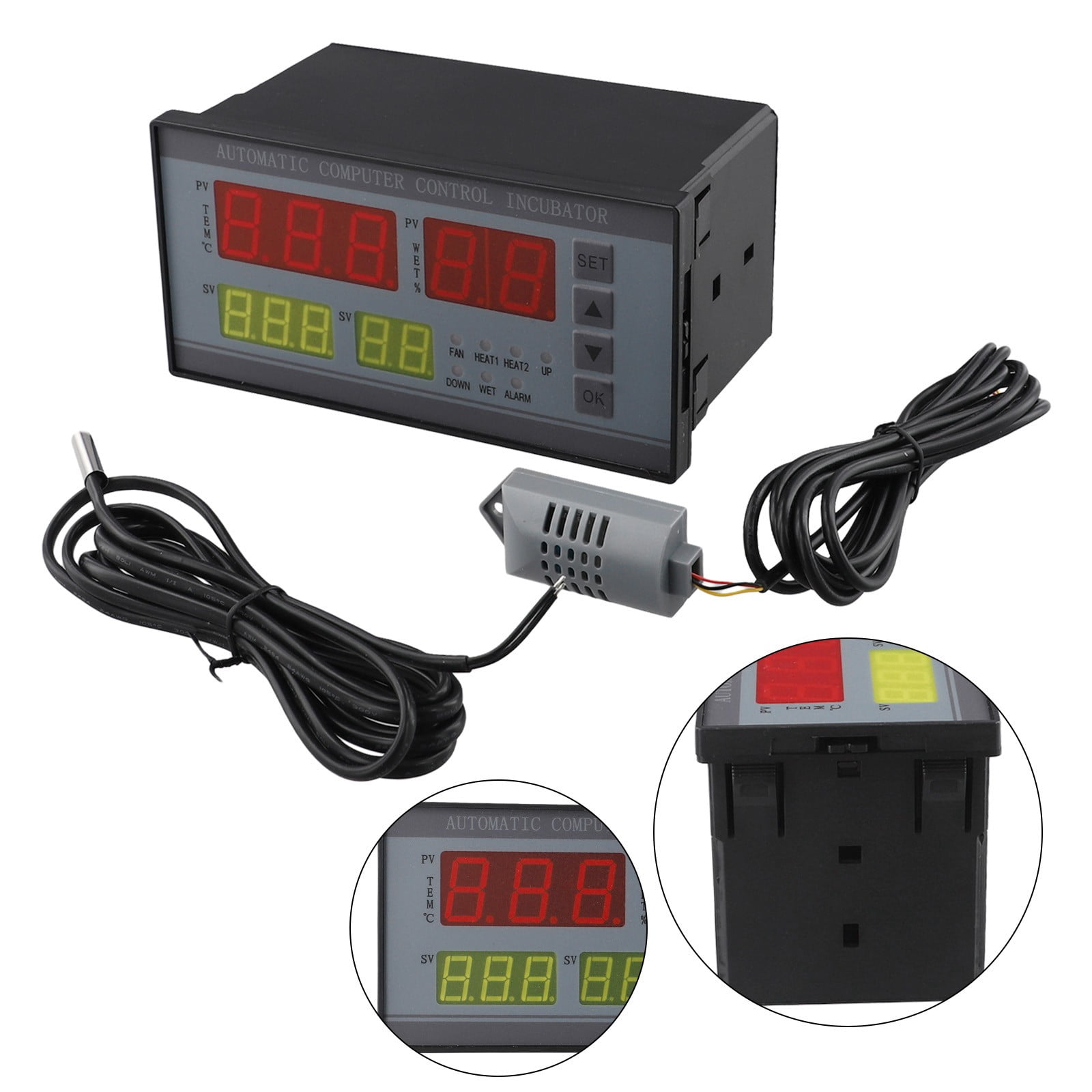 Xm-18 Temperature Humidity Controller Incubator Multifunctional Thermostat Hygrostat Control 220V/110V 220V Smile Home