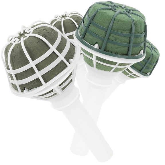 Toddmomy Plastic Flower Holder Simple But Delicate For Wedding 4Pcs 7.1X3.5X3.5In