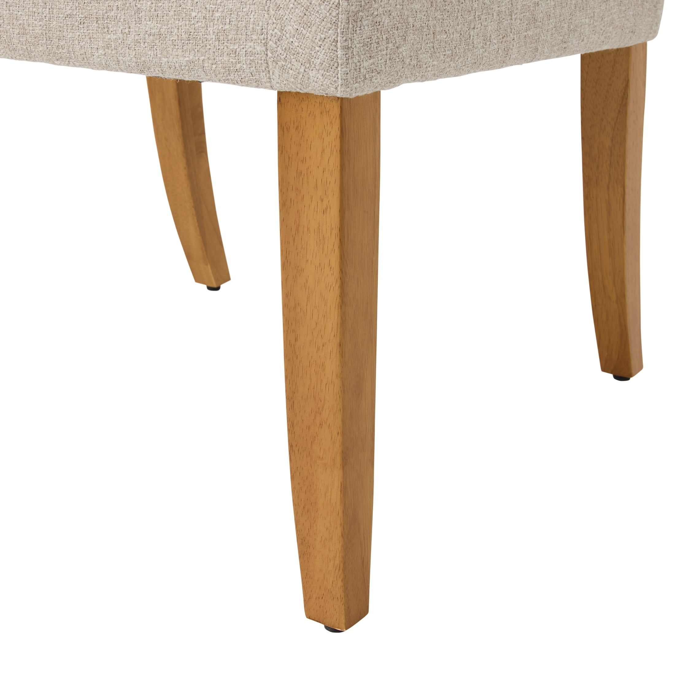 Better Homes & Gardens Windsor Upholstered Wingback Dining Chair 2 Pack, Wheat