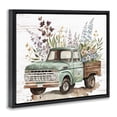 thumbnail image 3 of Stupell Industries Cottage Floral Herb Truck Black Floating Frame Canvas Art, 21 x 17, by Lettered and Lined, 3 of 8