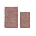 thumbnail image 2 of Better Trends Premium 2 Piece Bathroom Rug Set 100% Cotton, Extra Soft Tufted Bath Mat, Water Absorbent & Reversible Mat, Pink Lux Collection, 2 of 2