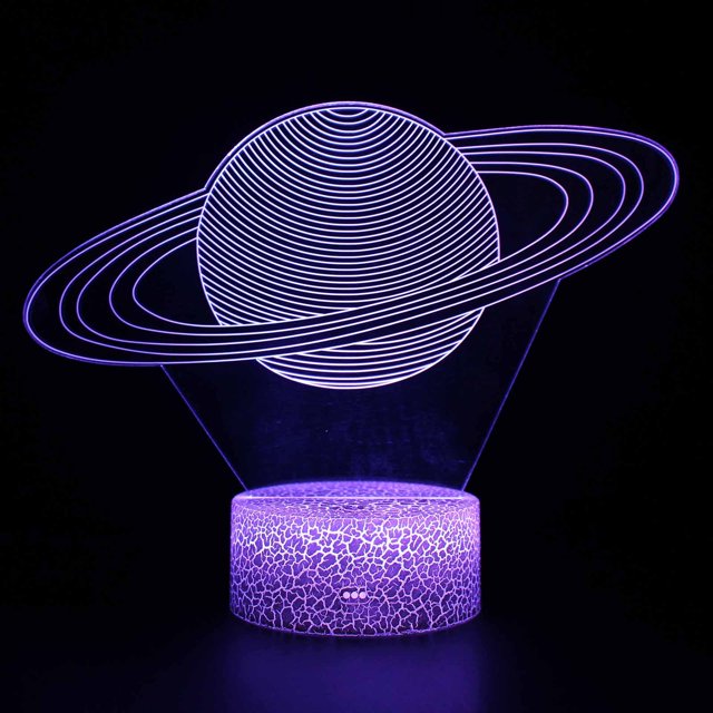 Heliisoer Série Galaxy Lampe de Bureau à Contrôle LED 3D Cadeau