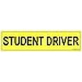 thumbnail image 2 of Flexible Magnets Student Driver' Magnet - Bumper Stickers for A New Driver - Car Sign (12" x 3"), 2 of 4