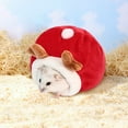 thumbnail image 6 of Primegos Guinea Pig Bed Rabbit Hideout Hamster Nest Small Pet Sleep Bed House Cage Accessories for Hedgehog Squirrel, 6 of 9