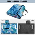 thumbnail image 6 of Pzuqiu Golf Cart Seat Covers Non-Slip Material, Compatible with Golf Carts Outdoor, for Club Car EZGO Yamaha, Tropical Leaves White Flowers, 6 of 9