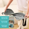 thumbnail image 2 of Pop Up Mesh Laundry Hamper 2 Pack, Collapsible Laundry Basket with Steel Frame, Foldable Clothes Hamper with Side Pocket for Storage,(Blue+Gray), 2 of 7