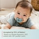 thumbnail image 5 of Chupetes NUK Comfy Orthodontic 100% silicona 0-6 m Azul 5C, 5 of 9