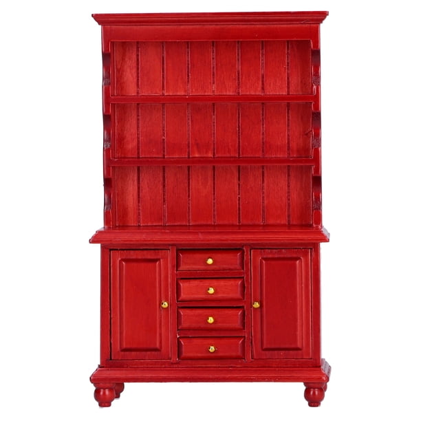Estantería Para Casa De Muñecas 1:12 - Madera Ecológica, Diseño Realista - Decoración Miniatura Para Juegos Infantiles