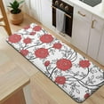 thumbnail image 5 of Pioneer Flower Floral Print Pattern Kitchen Rug Mat,Kitchen Runner Rugs Non Skid Washable,Decorative Kitchen Floor Mats for Kitchen,Sink,Laundry,17"x47.2", 5 of 7
