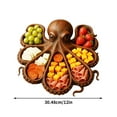 thumbnail image 3 of Octopus Charcuterie Platter, Nautical Serving Tray for Cheese, Meats & Fruit – Ocean Theme Party Board – Unique Gift for Seafood Lovers & Entertainers (Style-B), 3 of 8