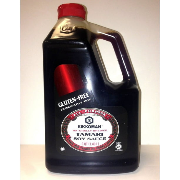Kikkoman GlutenFree Tamari Soy Sauce, 1/2 Gallon