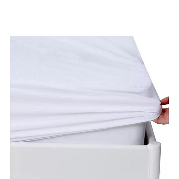 Twin Fitted Mattress Protector Waterproof Vinyl Bed Cover 11.5 Inch Deep 39 x 76