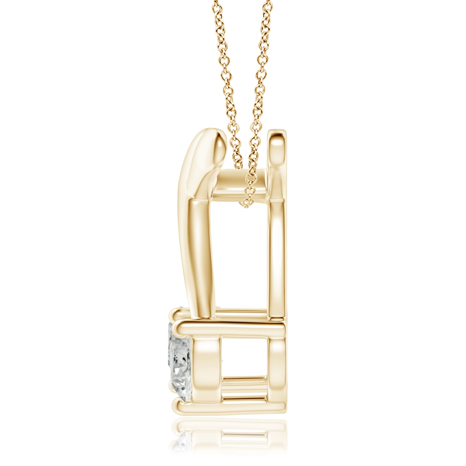 Gold Plated Brass Bezel 7mm x 16mm PD-2758-GD 2 Pcs Sideways Connector Champagne Faceted Slim Oval Glass Stone Pendant
