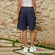 thumbnail image 4 of MKLEKYY Pantalones Cortos Holgados E Informales para Mujer, Cómodos, con Cinco Divisiones y Bolsillos Elásticos., 4 of 4