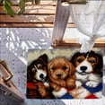 thumbnail image 4 of HLONK DIY Polyester and Cotton Latch Hook Puppies Rug Kits, 4 of 8