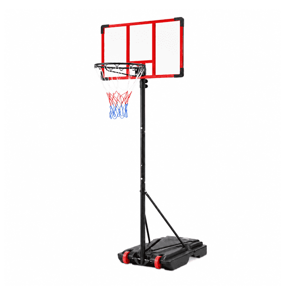 Alvantor Portable Basketball Hoop System, Height Adjustable 5.08FT-8.53FT, Outdoor With Refillable Base