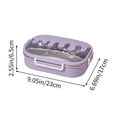 thumbnail image 3 of Border Student Bento Box Children Sealed Fruit Box Salad Box Work Microwave Lunch Box Chopsticks Dip Container Cute Kids Bento Lunch Box, 3 of 6