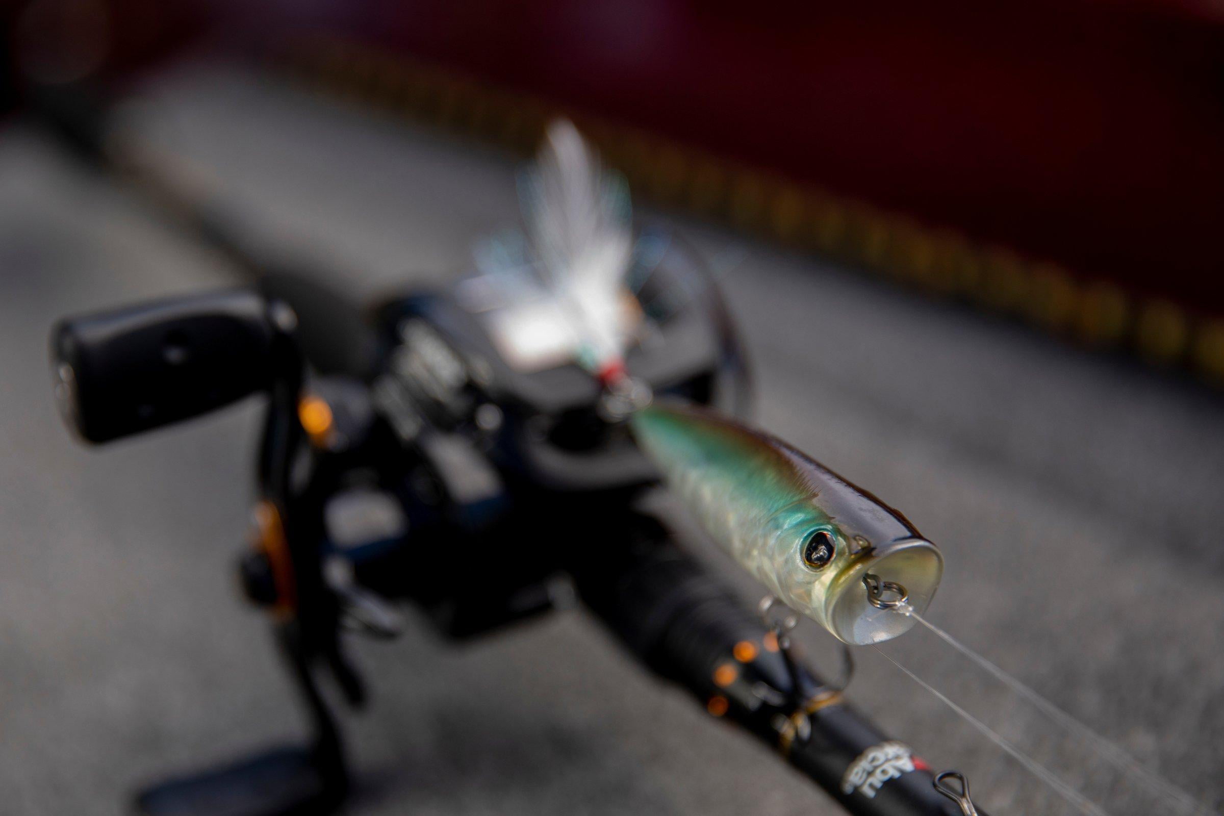 Berkley Bullet Pop Topwater Fishing Lure, MF Shad, 2/5 oz