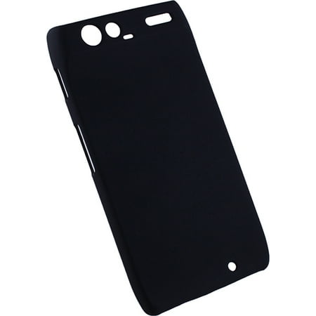 Razr Shell - SLIM BLACK RUBBERIZED HARD SHELL CASE COVER FOR MOTOROLA DROID RAZR XT912