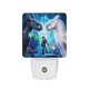 thumbnail image 1 of Cómo Entrenar a tu Dragón Luz nocturna LED con sensor de anochecer a amanecer para dormitorio, baño, pasillo, escaleras - Lámpara LED nocturna de enchufe, 0.5W - 1 pieza, 1 of 6