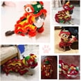 thumbnail image 2 of Chinese Lion Dance Dog Costume, Spring Festival Dogs Costume Clothes Hoodies Coat for Small Dogs, 2 of 7