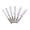White, variant on Six Piece Brass Drill Bit And Cleaning Brush Set For Pipes Bottles Versatile Scrubbing Tools Great For Metal Wire Brushes With 8-19 Mm Hex Shanks 6PCS