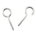 thumbnail image 1 of 10 piezas de tornillo de ojal cerrado M4 50, perno de ojo de acero galvanizado, gancho de tornillo resistente, 1 of 3
