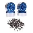 thumbnail image 2 of RC Wheel Hub, 4pcs 1.9 Inch Aluminum Alloy Beadlock Wheel Rim Hub for 1/10 RC Crawler Upgrade Accessories, 2 of 7