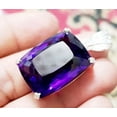 thumbnail image 2 of 63 Carat Beautiful Purple Amethyst Cushion 925 Solid Silver Pendant Gemstone, 2 of 2