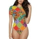 thumbnail image 1 of Balery Dancing African Womans Body de cuello redondo de manga corta para mujer Tops de manga corta Tops básicos-X-Large, 1 of 7