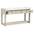 thumbnail image 6 of Magnussen Home Preston Gallery Buff And Antique Silver Rectangular Sofa Table, 6 of 9