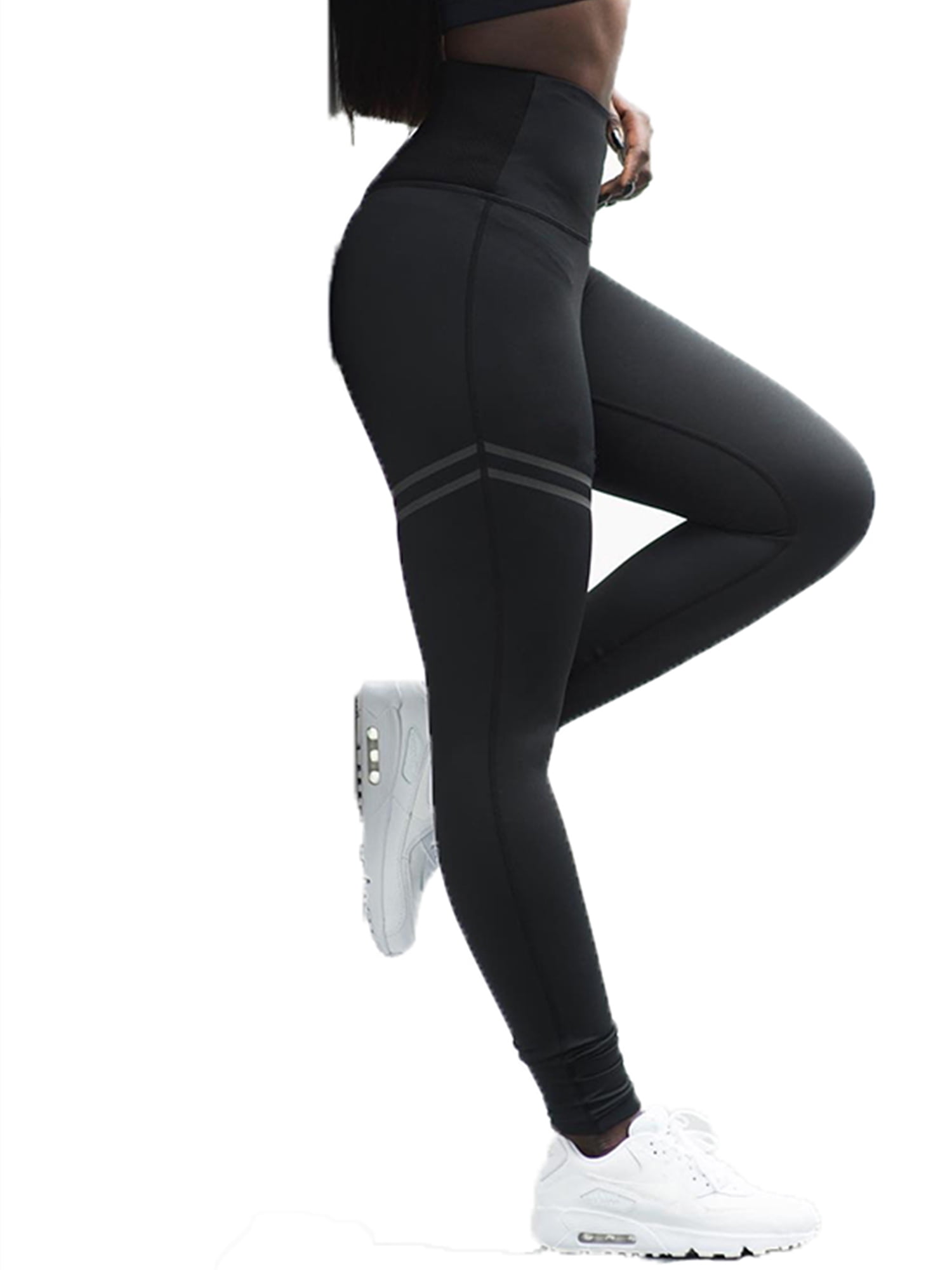 HOSOME Women Solid Sports Tight Pants Workout Leggings Fitness Sports Yoga Pants Yoga Pants