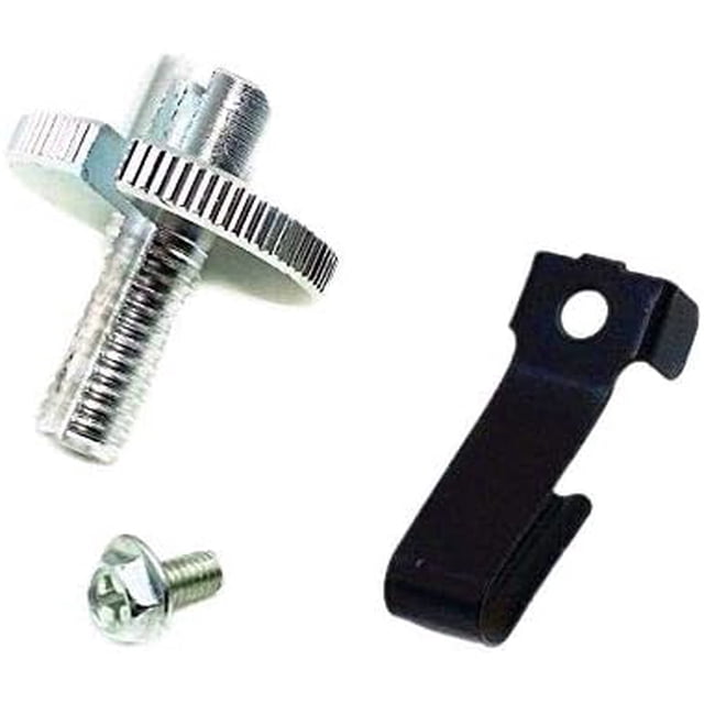 Universal CHROME Motorcycle CLUTCH LEVER CABLE ADJUSTER KIT BOLT W/Locking Nut