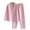 Pink, variant on Feancey Thermal Pajama Sets for Women 2 Piece Long Sleeve Button Down Pjs and Loose Pants Loungewear Outfits Fall Winter Casual Sleepwear Set Christmas Beige M