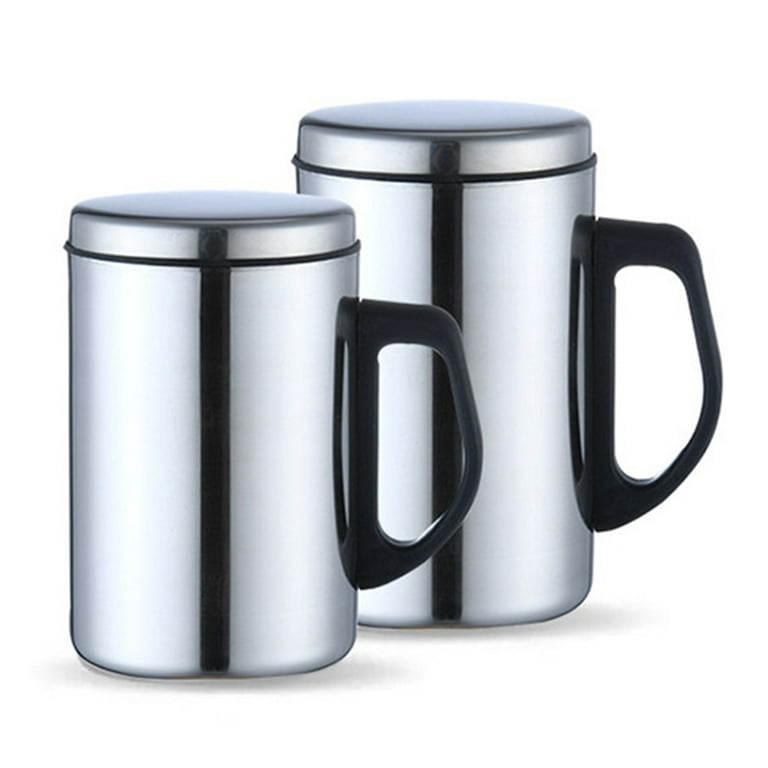 Stainless Steel Vacuum Insulated Tea Coffee Mug Insulation Cup for Hot &  Cold Thermos Flask with Lid at Rs 210/piece, Insulated Cup in Mumbai