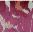 thumbnail image 3 of Plutus 20" x 36" Velvet Grayce Handmade Luxury Pillow in Fuchsia Coral and Cream, 3 of 3