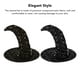 thumbnail image 3 of Sombrero de bruja de Halloween elegante sombrero puntiagudo de ala decorativa para fiesta de cumpleaños Cosplay ANGGREK Otros, 3 of 8