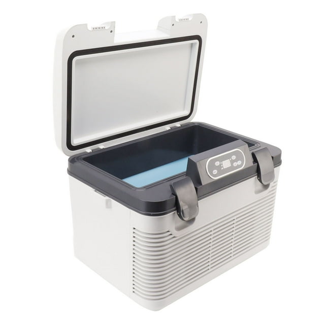 12 24 Volt Car Refrigerator, 19L Car Freezer Portable Car Fridge Electric Cooler Touch Screen Intelligent Mini Fridge RV Cooling Heating Machine For Home, Outdoor, Camping, Travel